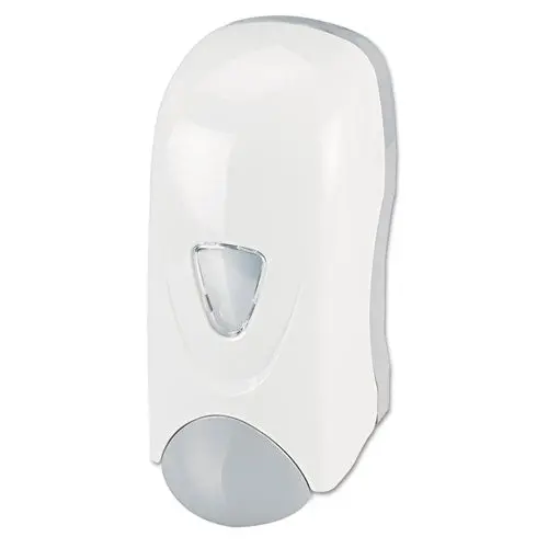 Foam-Eeze Bulk Foam Soap Dispenser With Refillable Bottle, 1000 Ml, 4.88" X 4.75" X 11", White-Gray 1
