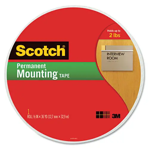 Foam Mounting Tape, 3-4" Wide X 1368" Long 1