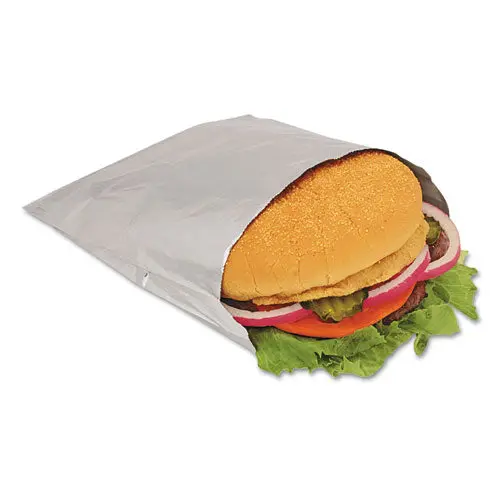 Foil Single-Serve Bags, 6" X 6.5", Silver, 1,000-Carton 1