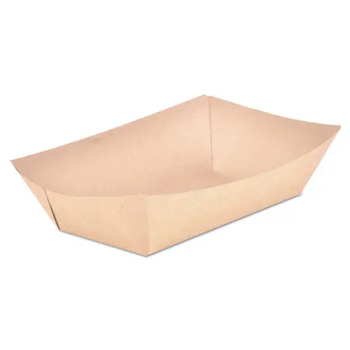 Food Trays, 5 Lb Capacity, Brown Kraft, 500-Carton 1