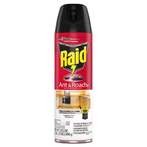 Fragrance Free Ant And Roach Killer, 17.5 Oz Aerosol Can, 12-Carton 1