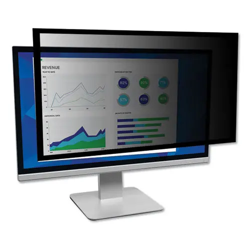 Framed Desktop Monitor Privacy Filter For 18.4" To 19" Widescreen Lcd, 16:10 1
