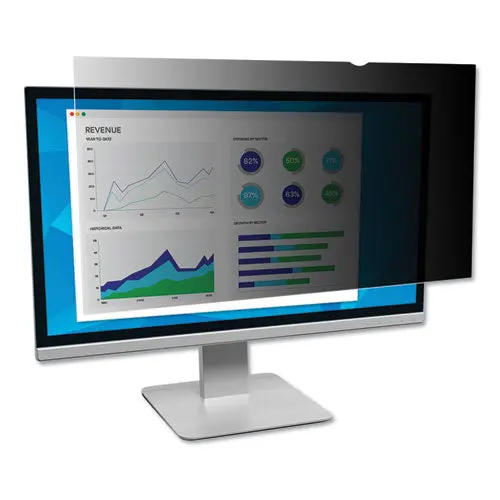 Frameless Blackout Privacy Filter For 19.5" Widescreen Monitor, 16:9 Aspect Ratio 1
