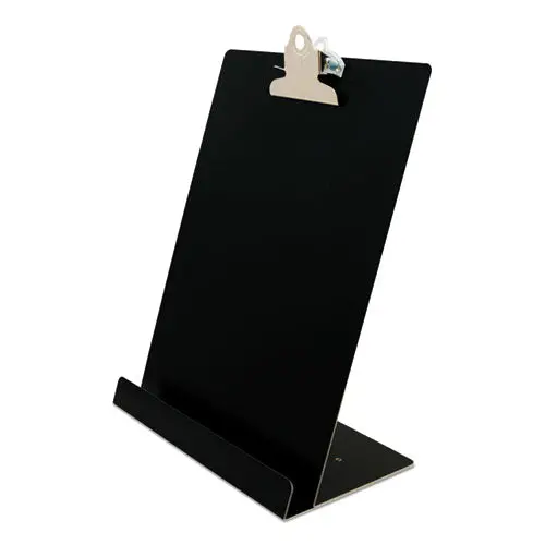 Free Standing Clipboard And Tablet Stand, 1" Clip Capacity, Holds 8.5 X 11, Black 1