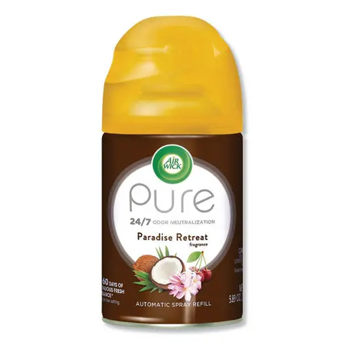 Freshmatic Life Scents Ultra Refill, Paradise Retreat, 5.89 Oz Aerosol, 6-Carton 1