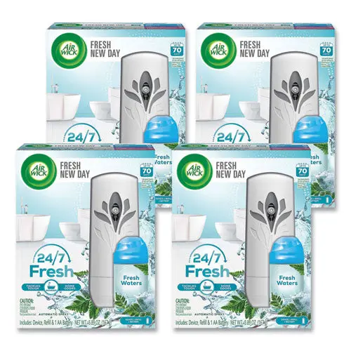 Freshmatic Ultra Automatic Starter Kit, 5.94 X 3.31 X 7.63, White, Fresh Waters, 4/Carton 1
