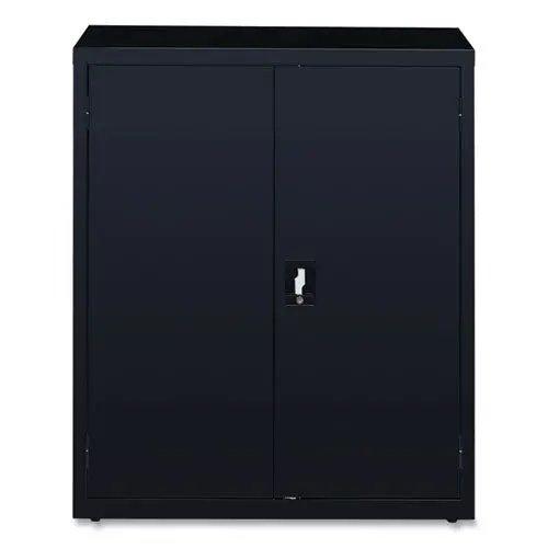 Fully Assembled Storage Cabinets, 3 Shelves, 36" X 18" X 42", Black 1