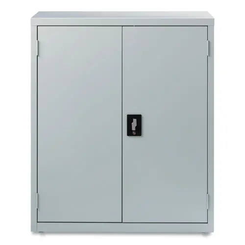 Fully Assembled Storage Cabinets, 3 Shelves, 36" X 18" X 42", Light Gray 1