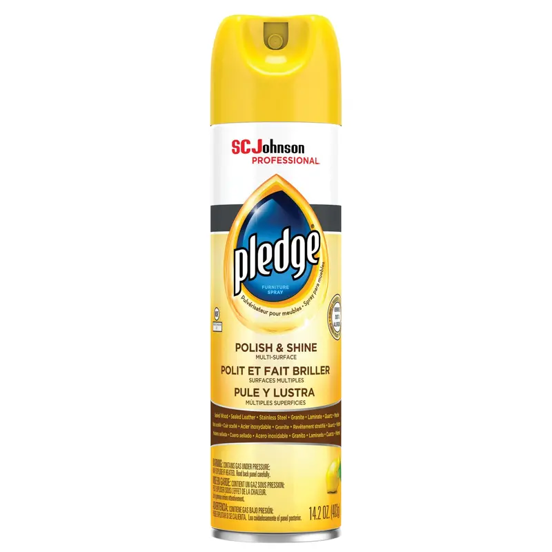 Furniture Polish, Lemon, 14.2 Oz, Aerosol, 6-Carton 1