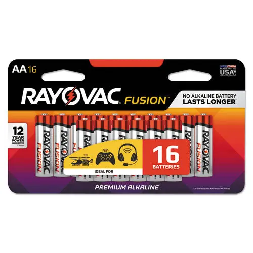 Fusion Advanced Alkaline Aa Batteries, 16-Pack 1