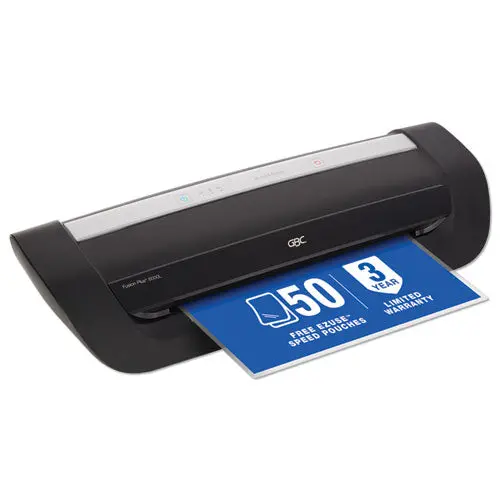 Fusion Plus 6000L Thermal Pouch Laminator, 6 Rollers, 12" Max Document Width, 10 Mil Max Document Thickness 1