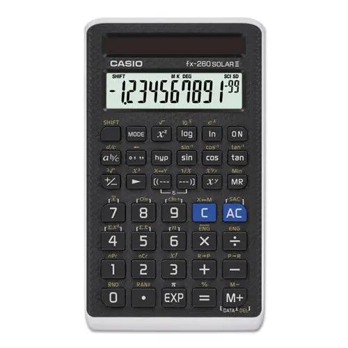 Fx-260 Solar All-Purpose Scientific Calculator, 12-Digit Lcd 1