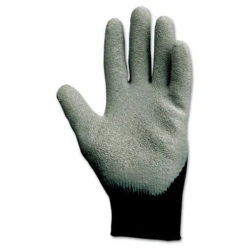 G40 Latex Coated Poly-Cotton Gloves, 250 Mm Length, Large-Size 9, Gray, 12 Pairs 1