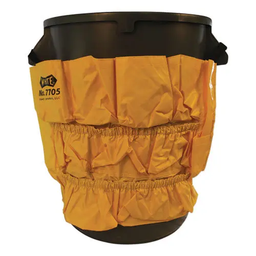Gator Caddy Vinyl Yellow Bag, 9 Pockets, 20W X 20.5H, Yellow 1