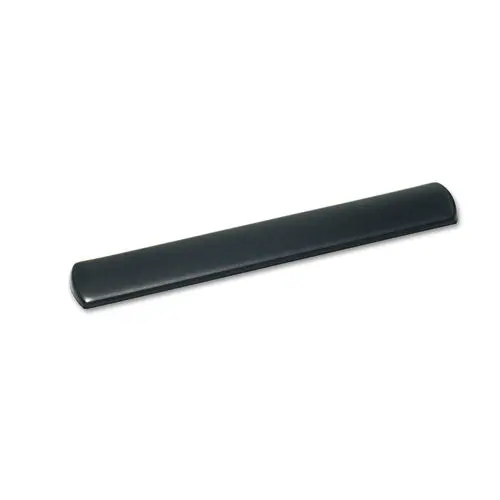 Gel Wrist Rest For Keyboard, Leatherette Cover, Antimicrobial, Black 1