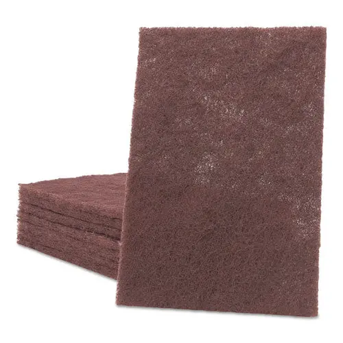 General Purpose Hand Pad, 6 X 9, Maroon, 20 Bx, 3 Bx-Ct 1
