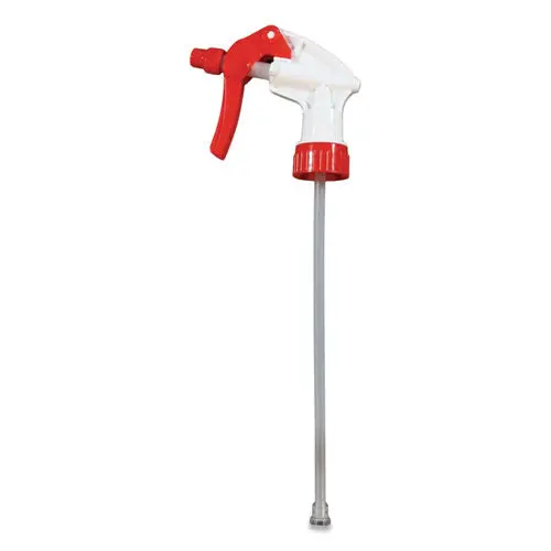 General Purpose Trigger Sprayer, 8.13" Tube, Fits 24 Oz Bottles, Red-White, 24-Carton 1