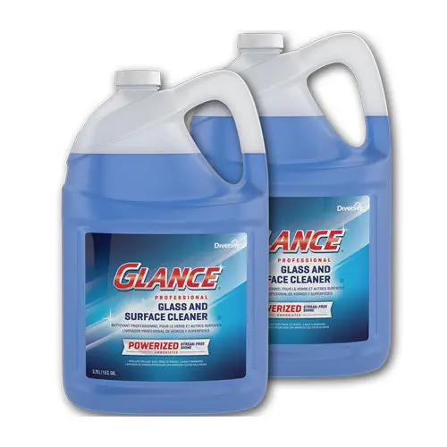 Glance Powerized Glass And Surface Cleaner, Liquid, 1 Gal, 2-Carton 1
