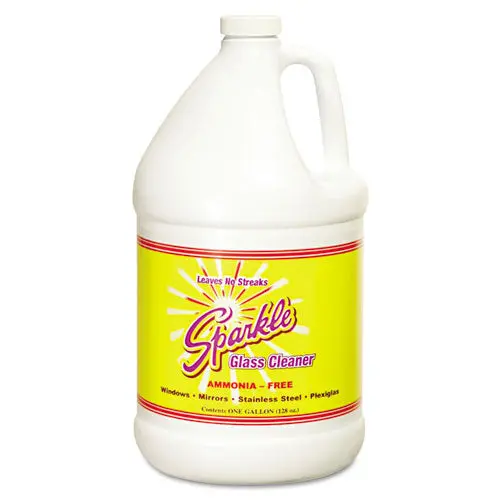 Glass Cleaner, 1Gal Bottle Refill, 4-Carton 1
