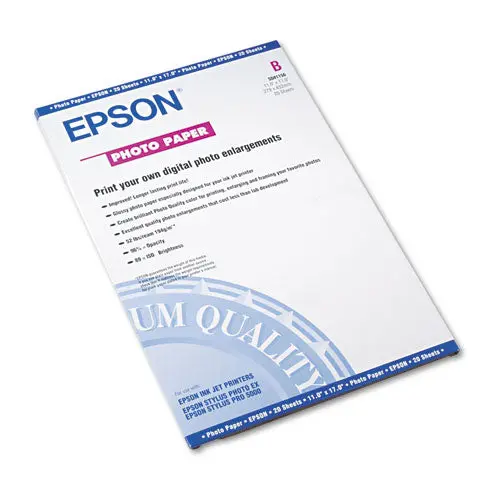 Glossy Photo Paper, 9.4 Mil, 11 X 17, Glossy White, 20-Pack 1