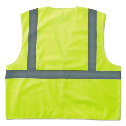 Glowear 8205Hl Type R Class 2 Super Econo Mesh Safety Vest, Lime, 2X--3X-Large 1