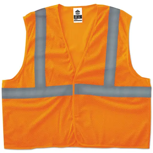 Glowear 8205Hl Type R Class 2 Super Econo Mesh Vest, Orange, S-M 1