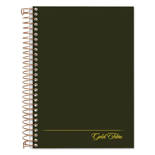 Gold Fibre Personal Notebooks, 1 Subject, Medium-College Rule, Classic Green Cover, 7 X 5, 100 Sheets 1