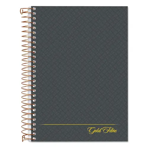 Gold Fibre Personal Notebooks, 1 Subject, Medium-College Rule, Designer Gray Cover, 7 X 5, 100 Sheets 1