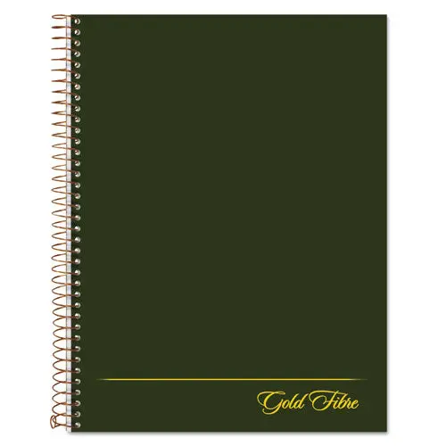 Gold Fibre Wirebound Writing Pad W- Cover, 1 Subject, Project Notes, Green Cover, 9.5 X 7.25, 84 Sheets 1
