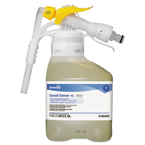 Good Sense Liquid Odor Counteractant, Fresh, 1.5 L Rtd Bottle, 2-Carton 1