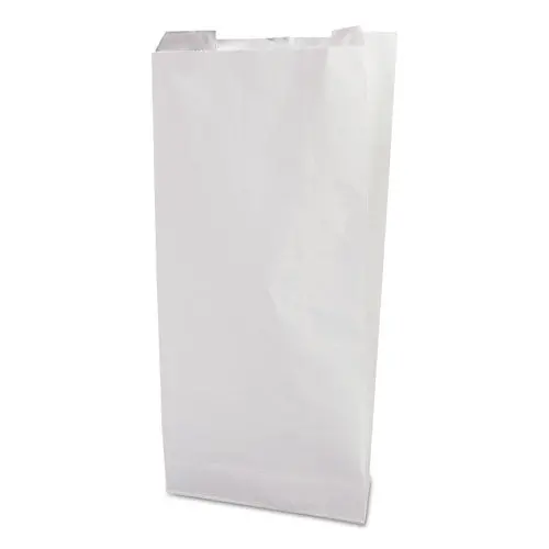 Grease-Resistant Single-Serve Bags, 6" X 6.5", White, 2,000-Carton 1