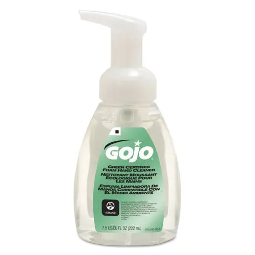 Green Certified Foam Soap, Fragrance-Free, 7.5 Oz Pump Bottle 1