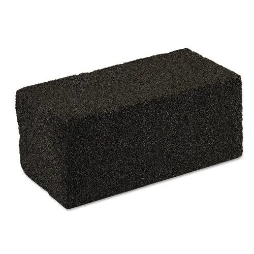 Grill Cleaner, Grill Brick, 4 X 8 X 3.5, Black, 12-Carton 1