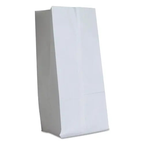 Grocery Paper Bags, 40 Lbs Capacity, #16, 7.75"W X 4.81"D X 16"H, White, 500 Bags 1