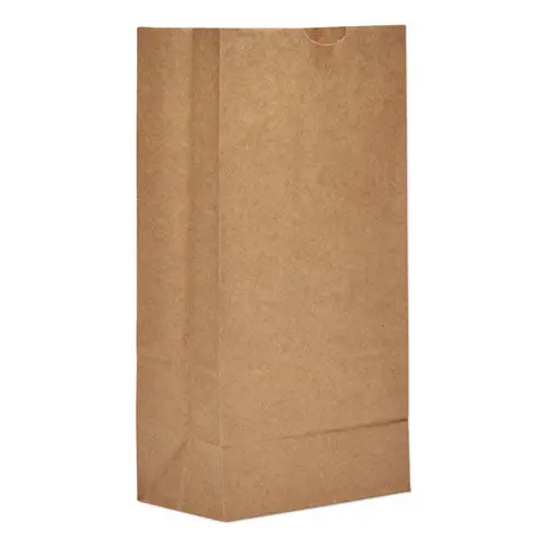 Grocery Paper Bags, 50 Lbs Capacity, #8, 6.13"W X 4.13"D X 12.44"H, Kraft, 500 Bags 1