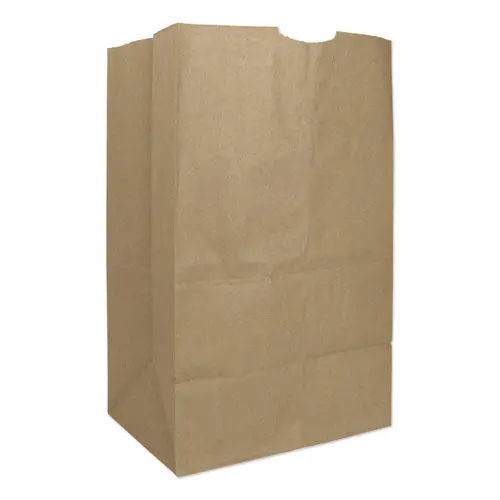 Grocery Paper Bags, 57 Lbs Capacity, #20 Squat, 8.25"W X 5.94"D X 13.38"H, Kraft, 500 Bags 1