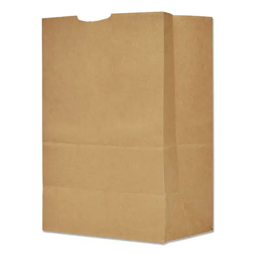 Grocery Paper Bags, 75 Lbs Capacity, 1-6 Bbl, 12"W X 7"D X 17"H, Kraft, 400 Bags 2
