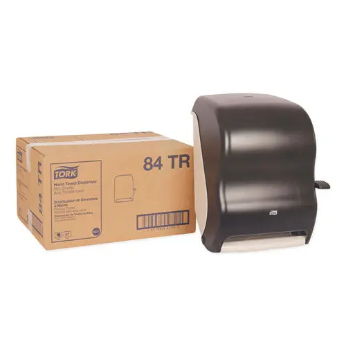 Hand Towel Roll Dispenser, 12.94 X 9.25 X 15.5, Smoke 1