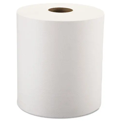 Hardwound Roll Towels, 8 X 800 Ft, White, 6 Rolls-Carton 1