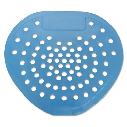 Health Gards Vinyl Urinal Screen, 7 3-4"W X 6 7-8"H, Blue, Mint, Dozen 1