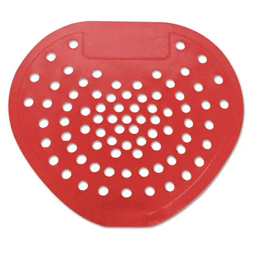 Health Gards Vinyl Urinal Screen, 7 3-4"W X 6 7-8"H, Red, Cherry, Dozen 1