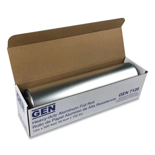Heavy-Duty Aluminum Foil Roll, 12" X 500 Ft, 6-Carton 1