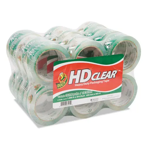 Heavy-Duty Carton Packaging Tape, 3" Core, 1.88" X 55 Yds, Clear, 24-Pack 1