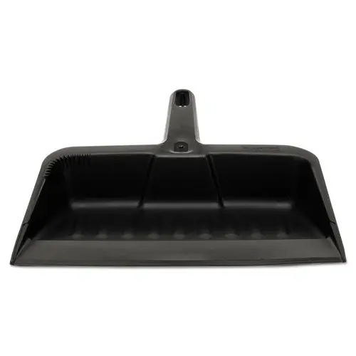 Heavy-Duty Dustpan, 8 1-4" W, Polypropylene, Charcoal 1