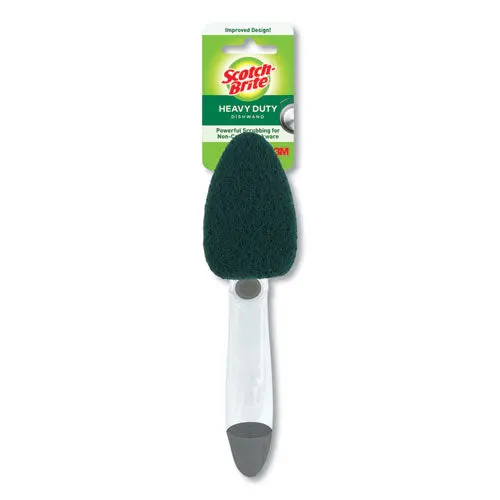 Heavy-Duty Soap-Dispensing Dishwand, 2 1-2" X 9 1-2", Yellow-Green 1
