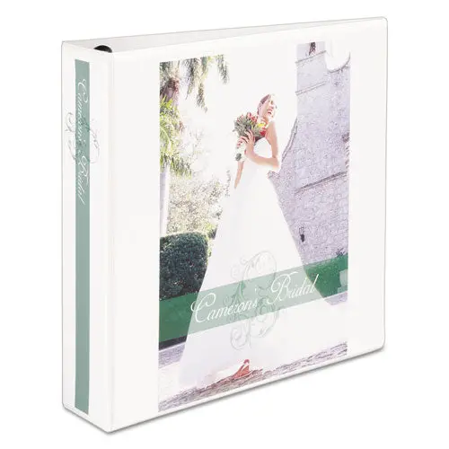 Heavy-Duty View Binder With Durahinge, One Touch Ezd Rings And Extra-Wide Cover, 3 Ring, 2" Capacity, 11 X 8.5, White, (1320) 1