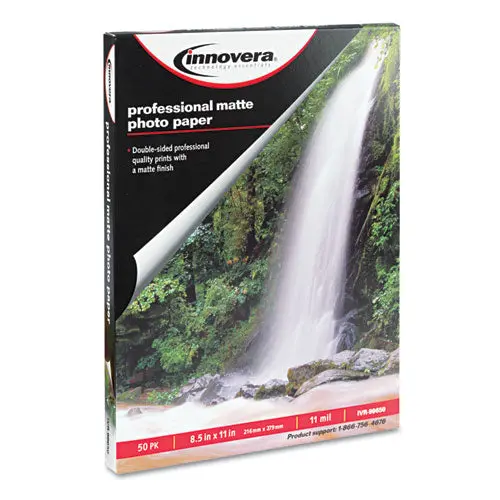 Heavyweight Photo Paper, 11 Mil, 8.5 X 11, Matte White, 50-Pack 1