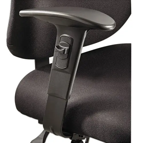 Height-Width-Adjustable T-Pad Arms For Alday 24-7 Task Chair, 3.5W X 10.5D X 14H, Black, 1 Pair 1