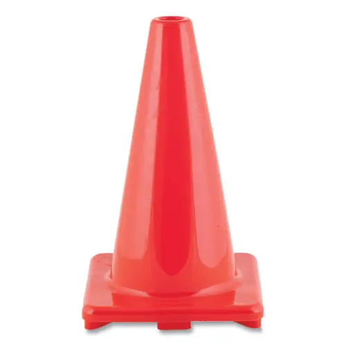 Hi-Visibility Vinyl Cones, 18" Tall, Orange 1