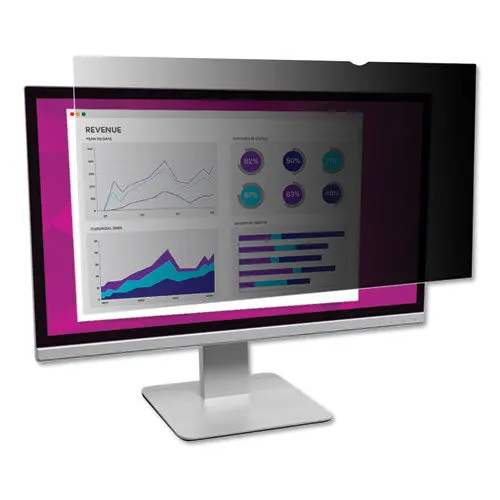 High Clarity Privacy Filter For 21.5" Widescreen Monitor, 16:9 Aspect Ratio 1